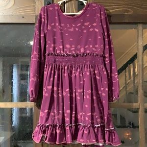 EUC Matilda Jane purple long sleeve dress